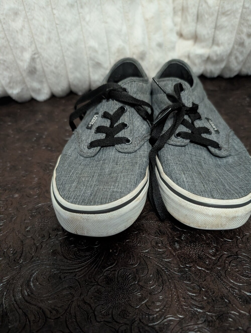 Vans Black Slip-On Style Sneakers